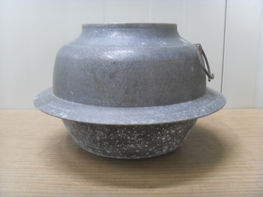 오칠공공 일본 오래된 알미늄 화로 수집용